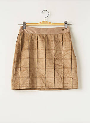 Fustă scurtă bej GLÜEN femeie