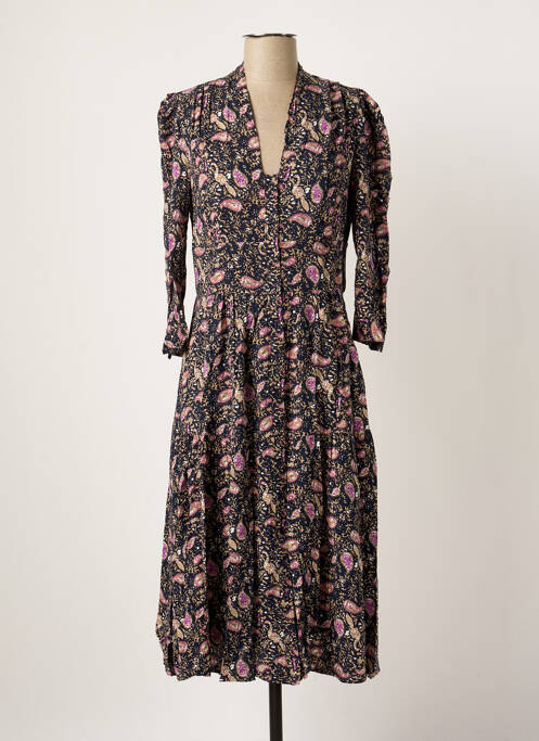 Rochie midi albastru FREEMAN T.PORTER femeie