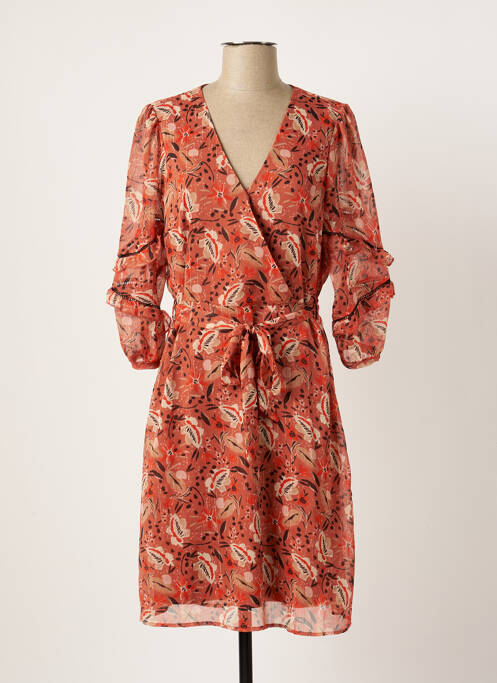 Rochie midi roz GARCIA femeie