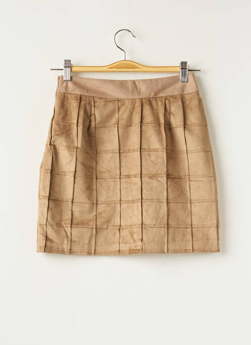 Fustă scurtă bej GLÜEN femeie