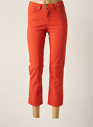 Pantalon trei sferturi portocaliu DENIM STUDIO femeie