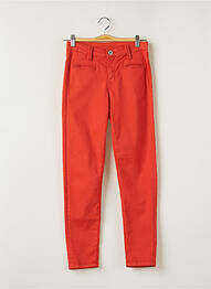 Pantalon 7/8 elasticitate mărime normală portocaliu DENIM STUDIO femme