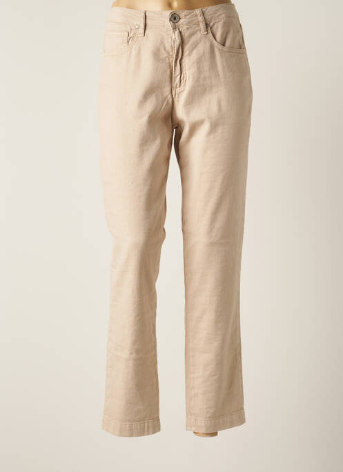 Pantalon slim bej DENIM STUDIO femeie