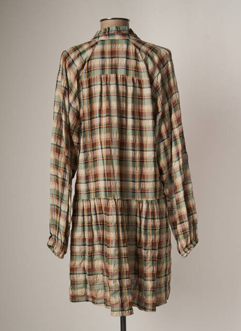 Rochie midi verde BISCOTE femeie