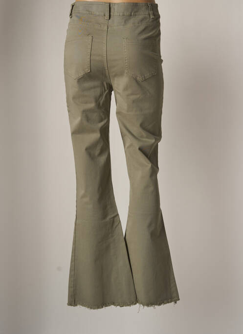 Pantalon evazat verde BISCOTE femeie