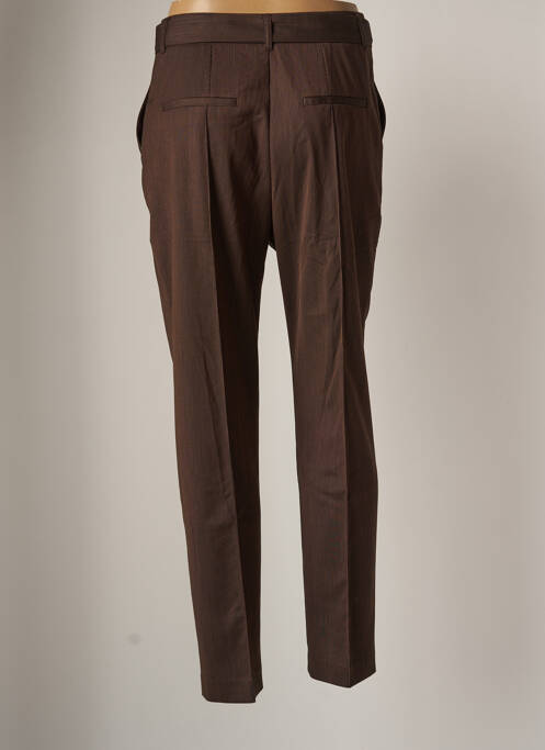 Pantalon chino maro I.CODE (By IKKS) femeie