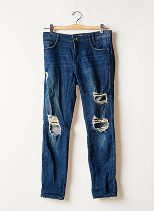 Blugi cu croială slim albastru ZARA femeie