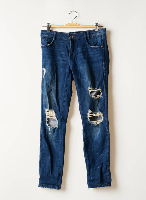 Blugi cu croială slim albastru ZARA femeie