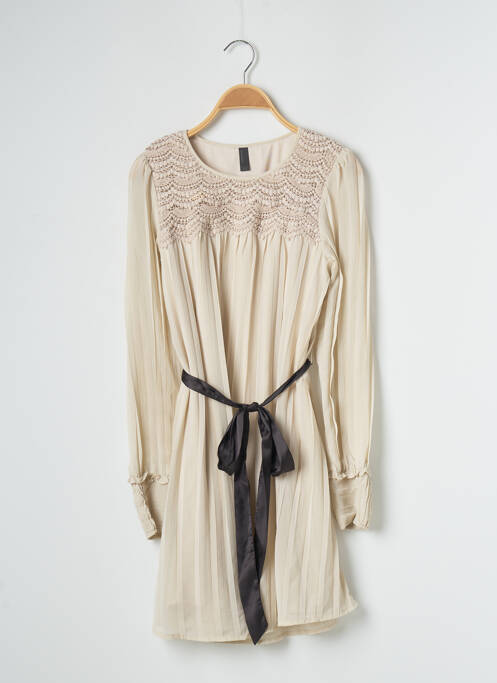 Rochie midi bej VERO MODA femeie