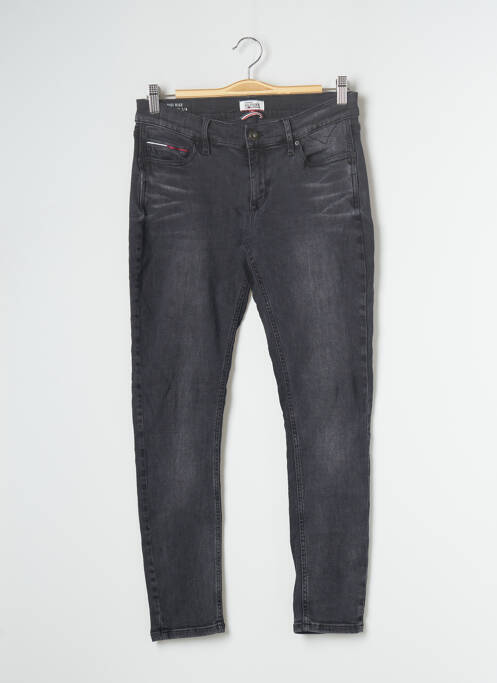 Blugi cu croială slim gri TOMMY HILFIGER femeie