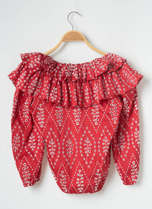 Top roșu ZARA femeie