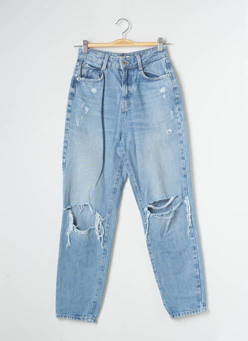 Blugi croială Mom albastru ZARA femeie