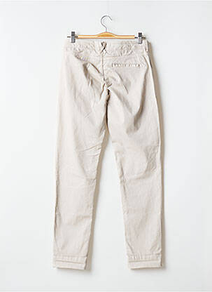 Pantalon chino talie joasă talie joasă bej SUD EXPRESS femeie