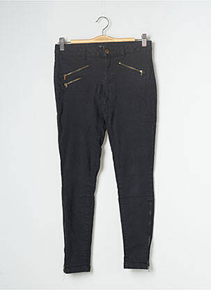 Pantalon 7/8 elasticitate mărime normală negru ZARA femeie
