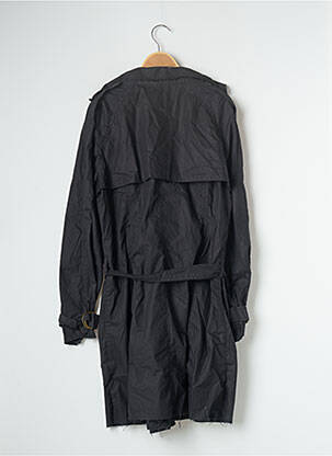 Trench țesătură poplin fără glugă negru BEST MOUNTAIN femeie
