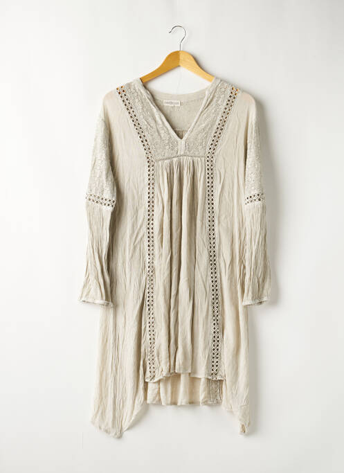 Rochie midi gri CHICOSOLEIL femeie