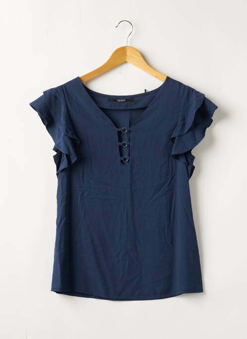 Top albastru GUESS femeie