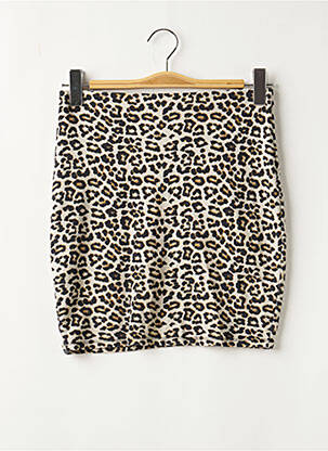 Fustă scurtă bej AMISU femeie