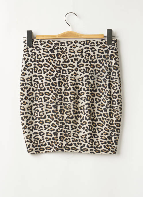 Fustă scurtă bej AMISU femeie