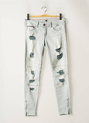 Blugi cu croială slim albastru TOMMY HILFIGER femeie