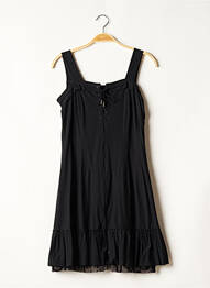 Rochie midi căptușeală bretele subțiri negru VOODOO femeie
