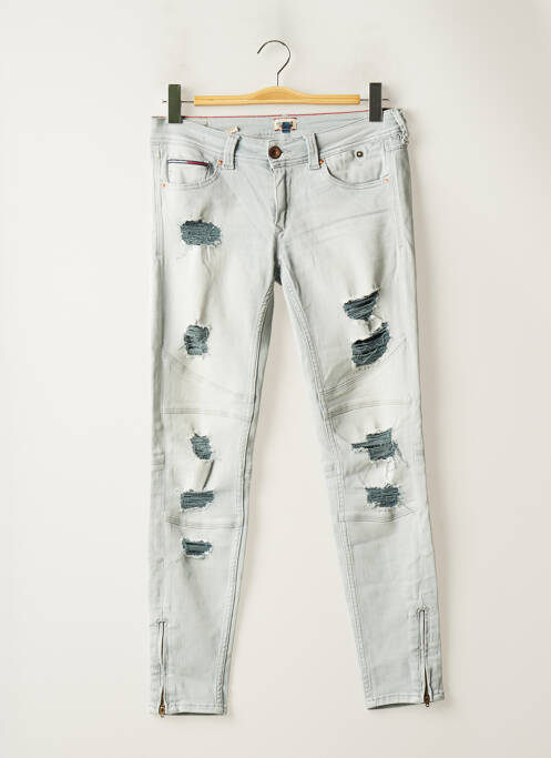 Blugi cu croială slim albastru TOMMY HILFIGER femeie