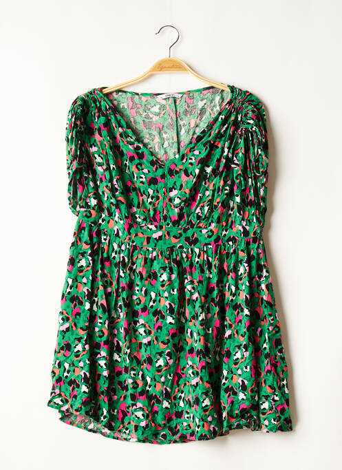 Tunică mâneci scurte verde ONLY femeie