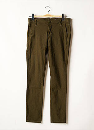 Pantalon drept elasticitate mărime normală verde PLEASE femeie