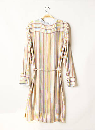 Rochie midi mâneci lungi mâneci lungi bej MOS MOSH femeie