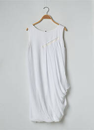 Rochie midi fără mâneci fără mâneci alb COP COPINE femme