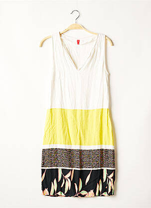 Rochie midi alb MISS CAPTAIN femeie