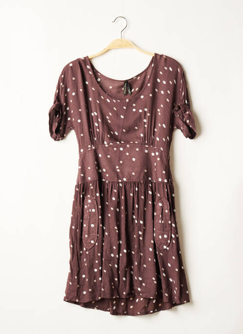 Rochie scurtă maro LPB femeie