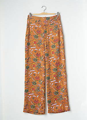 Pantalon larg galben MAISON SCOTCH femeie