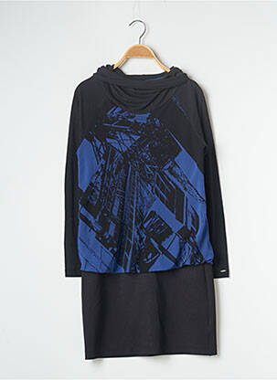 Rochie scurtă mâneci lungi mâneci lungi albastru COP COPINE femeie