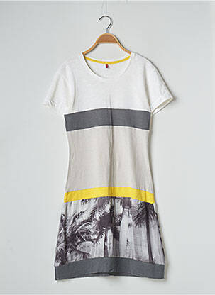 Rochie midi gri SANS MARQUE femeie