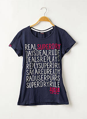 Tricou albastru SUPERDRY femeie