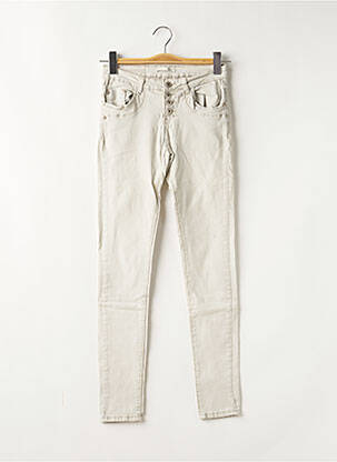 Pantalon slim maro PLACE DU JOUR femeie