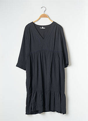 Rochie midi mâneci scurte mâneci scurte negru AN GEL N femeie