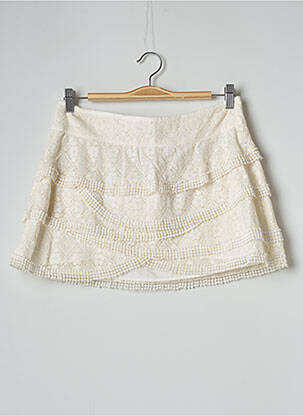 Fustă scurtă bej IKKS femeie