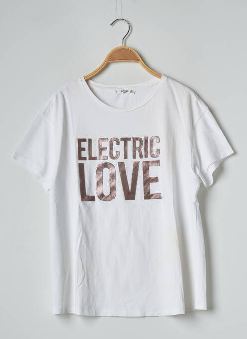 Tricou alb MANGO femeie