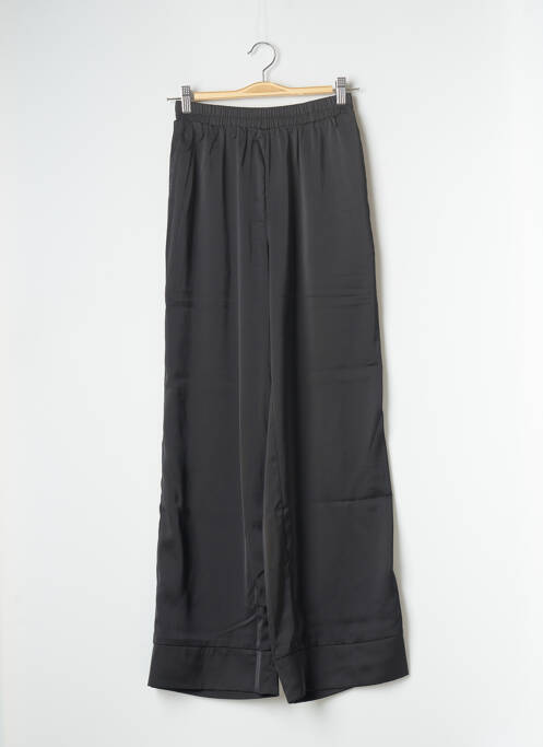 Pantalon drept negru PIECES femeie