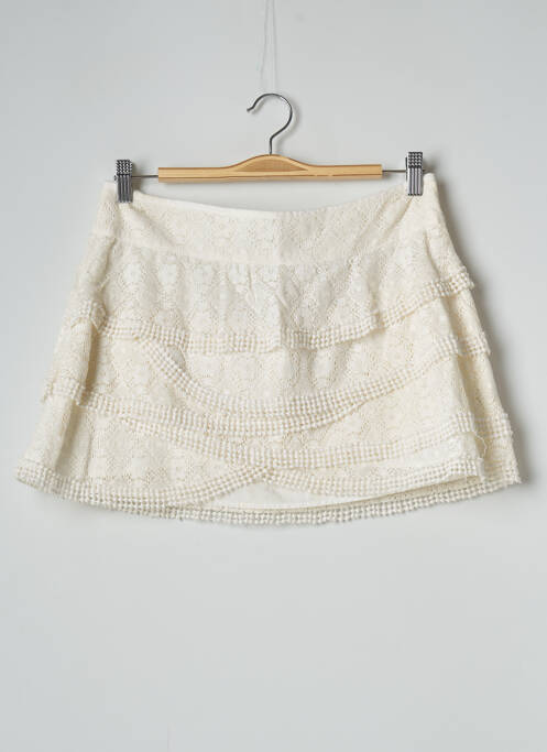 Fustă scurtă bej IKKS femeie