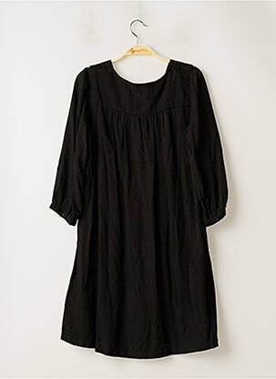 Rochie midi mâneci scurte mâneci scurte negru GRACE & MILA femeie