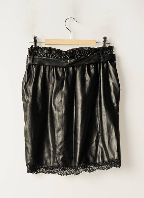 Fustă scurtă negru SANS MARQUE femeie