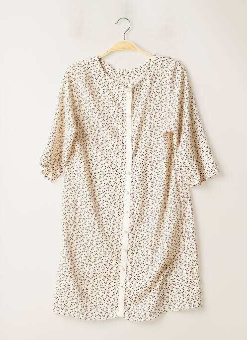 Rochie midi bej SANS MARQUE femeie