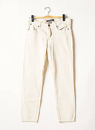 Blugi cu croială slim bej IKKS femeie