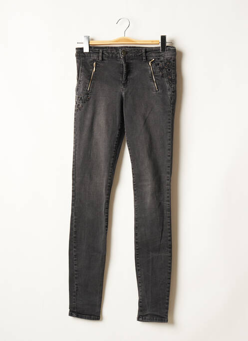 Blugi cu croială slim negru ONE STEP femeie