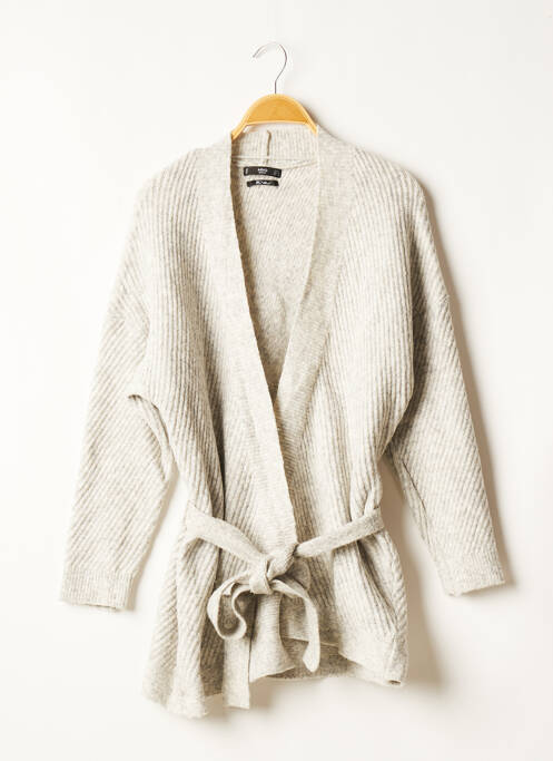 Vestă cu mâneci lungi gri MANGO femeie