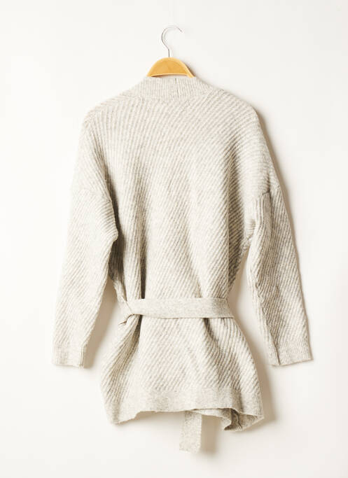 Vestă cu mâneci lungi gri MANGO femeie