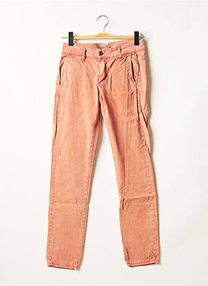 Pantalon slim talie joasă talie joasă portocalie PLEASE femeie